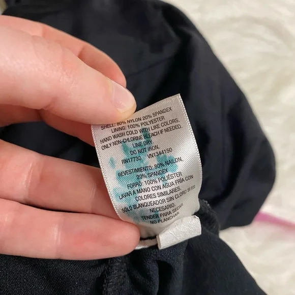 Mossimo size Medium black one piece swimsuit - Picture 10 of 12